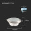 GU10 FITTING ROTONDO SATIN NICKEL