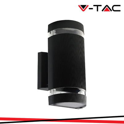 LED LAMPADA DA PARETE WITH CORPO NERO IP44 E27 ROTONDO