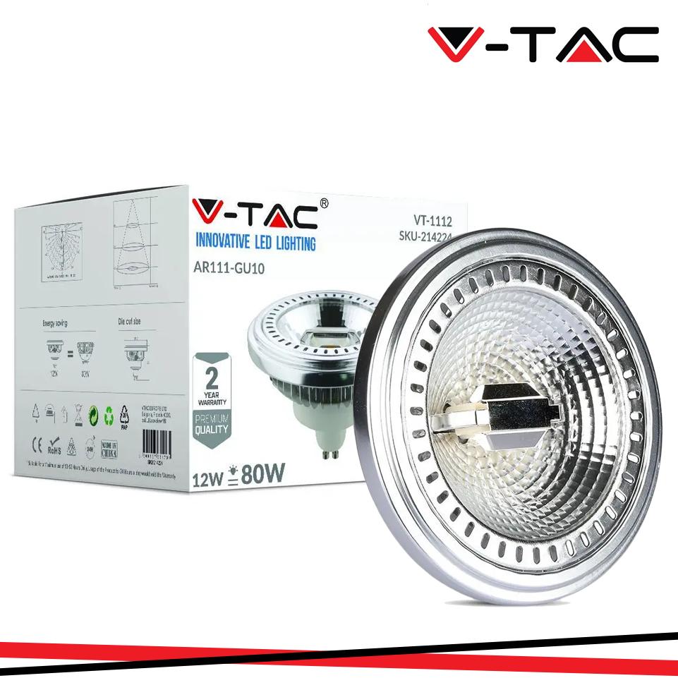 LED LAMPADA AR111 12W GU10   6400K
