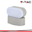 5W LED LAMPADA DA PARETE CORPO GRIGIO IP65 MOVABLE 4000K