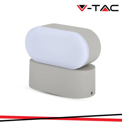 5W LED LAMPADA DA PARETE CORPO GRIGIO IP65 MOVABLE 4000K