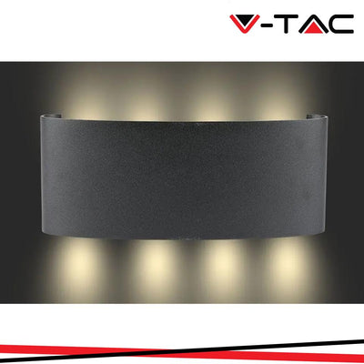 7W LED LAMPADA DA PARETE SAND BLACK IP54 3000K