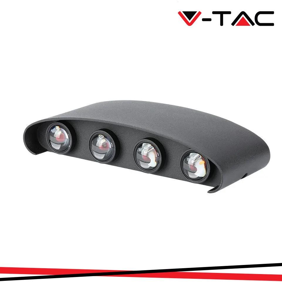 7W LED LAMPADA DA PARETE SAND BLACK IP54 4000K