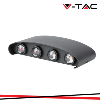 7W LED LAMPADA DA PARETE SAND BLACK IP54 4000K