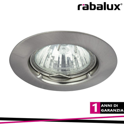 SPOT RELIGHT FIX GU5.3, 12V, SATIN CHROME