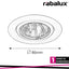 SPOT RELIGHT ROUND ADJ GU5.3  , 12V, WHITE