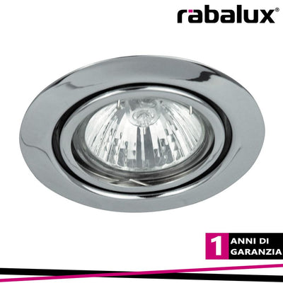 SPOT RELIGHT ROUND ADJ.. GU5.3, 12V, CHROME
