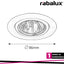 SPOT RELIGHT ROUND ADJ.. GU5.3, 12V, CHROME