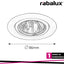 SPOT RELIGHT ROUND ADJ.. GU5.3, 12V, SATIN CHROME