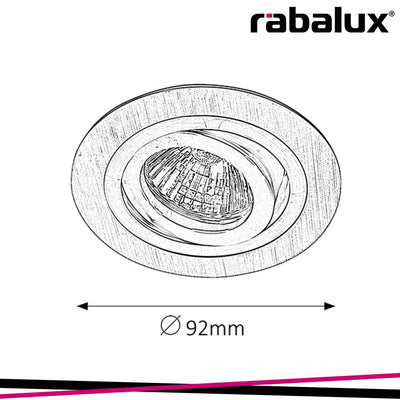 SPOT FASHION, DOWNLIGHT, ADJUSTABLE, ROUND, GU5.3, 12V, ALUM
