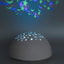 LINA, STARY EFFECT PROJECTOR, WHITE, IN-BUILT LED 0,5W RGB,