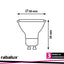 SMD-LED GU10 LIGHTSOURCE 7W 540LM 3000K D50 X H54 MM