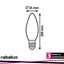 FILAMENT-LED E14 C35 LIGHTSOURCE, 4W, 470LM, 4000K, D35 X H1