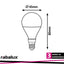 BULB LED E14 P45 8W 3000K 760LM
