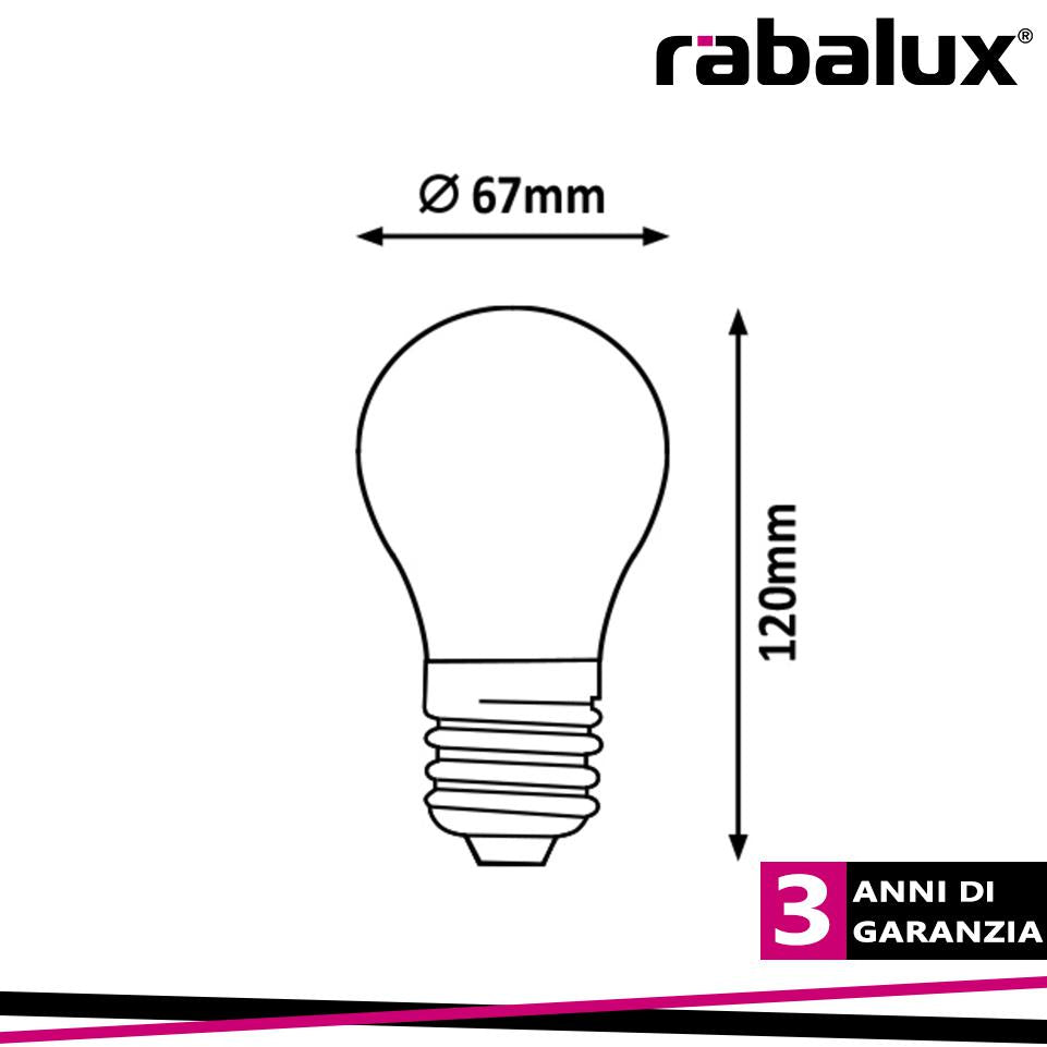 FILAMENT LED E27 A67 11W 2700K 1500LM