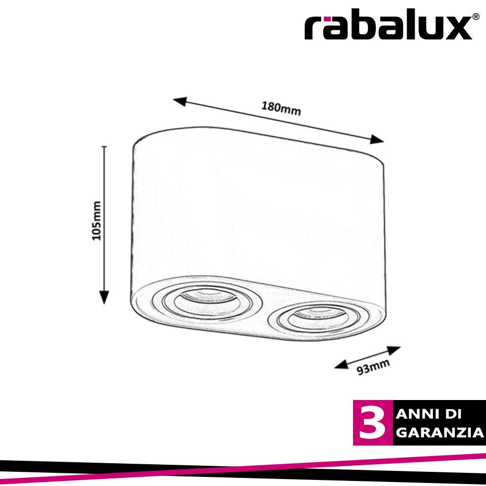 KOBALD, INDOOR ALUMINIUM CEILING LAMP, ROUNDED DOWNLIGHT 18X
