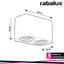 KOBALD, INDOOR ALUMINIUM CEILING LAMP, RECTANGLE DOWNLIGHT 1