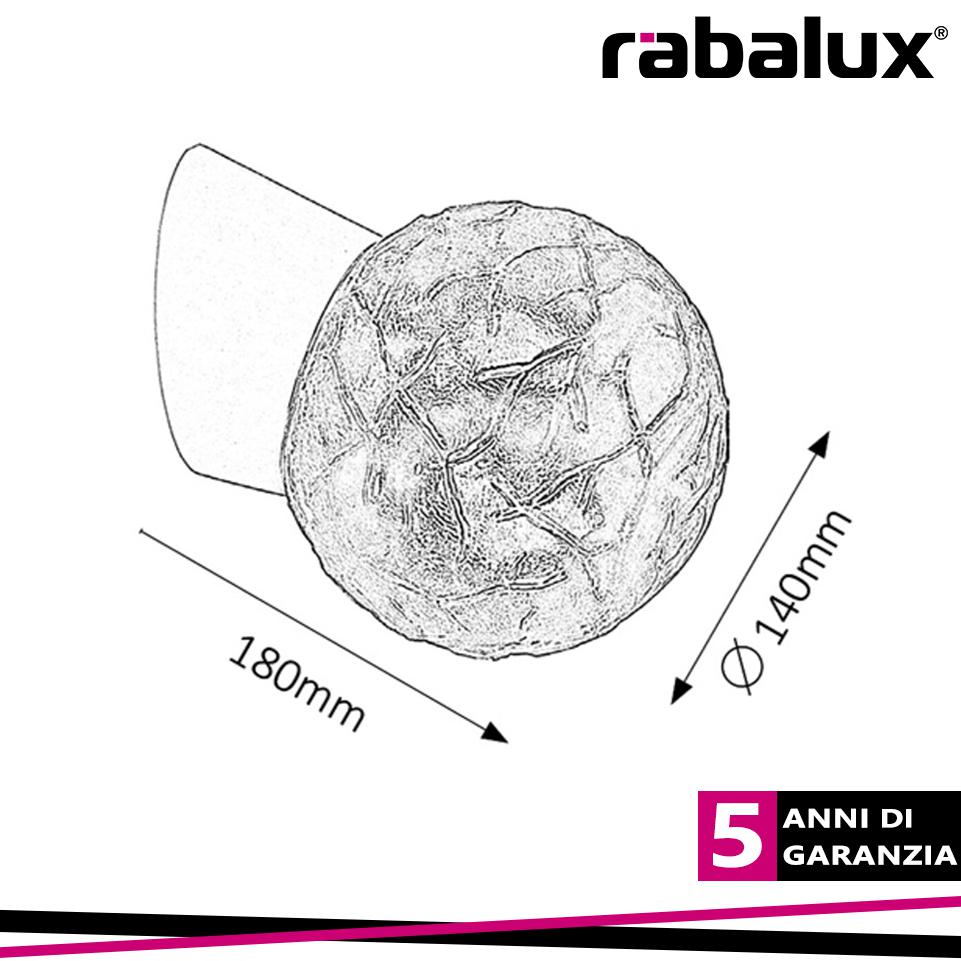 GRACE, WALL LAMP, D14CM E27