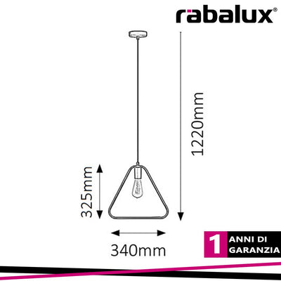 LEVI, MINIMALIST STYLE PENDANT E27