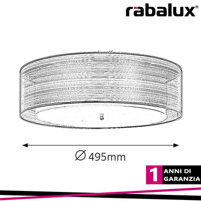 ANASTASIA, MODERN STYLE CEILING LAMP 3XE14 IP20
