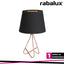 BLANKA, TABLE LAMP, METAL, TEXTILE, E14 1XMAX 40W, ROSEGOLD,