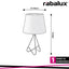 BLANKA, TABLE LAMP, METAL, TEXTILE, E14 1XMAX 40W, ROSEGOLD,