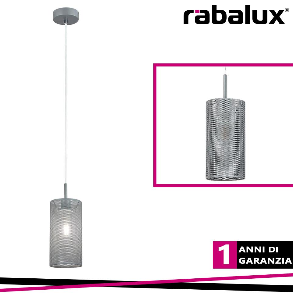 CALLIA, METAL PENDANT LAMP, E14 1X MAX 25W, GREY