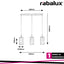 CALLIA, METAL PENDANT LAMP, E14 3X MAX 25W, GREY