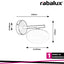 CALISTA, METAL GLASS WALL LAMP, G9 1XMAX 28W, MATTE BLACK, W