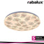 BENITA, LED CEILING LAMP, WHITE MATT GINGKO PATTERN, 18W 900