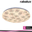 BENITA, LED CEILING LAMP, WHITE MATT GINGKO PATTERN, 24W 120