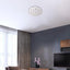 BENITA, LED CEILING LAMP 24W 4000K WHITE MATT  PATTERN