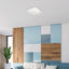 ELDRICK, PLASTIC CEILING LAMP,WHITE STARRY, BUILT-IN LED 24W