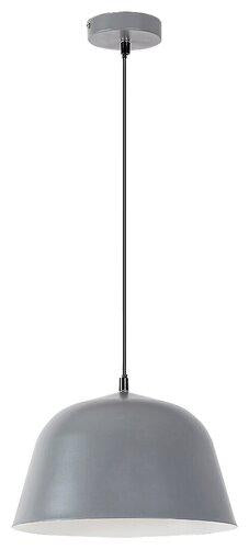 MALIA, INDOOR METAL PENDANT LAMP, E27 1X MAX 60W, GREY, IP20