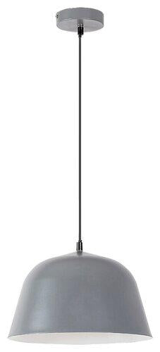 MALIA, INDOOR METAL PENDANT LAMP, E27 1X MAX 60W, GREY, IP20