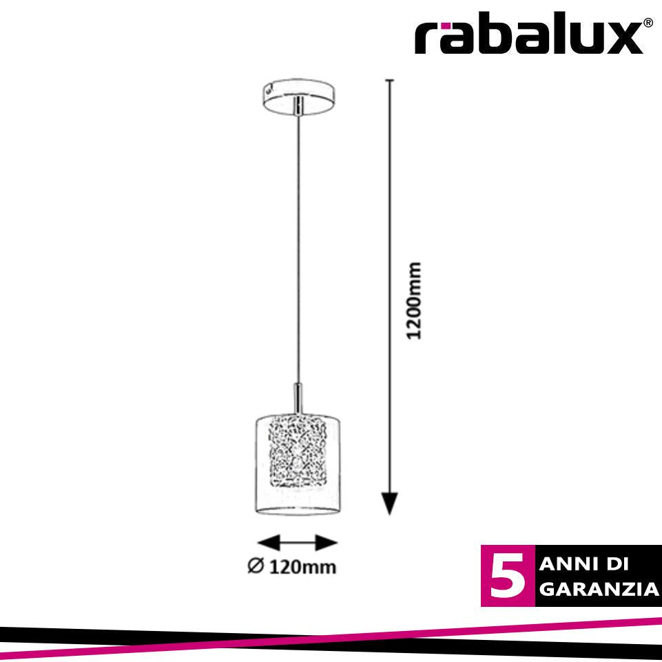 DUCHESS, INDOOR PENDANT LAMP, G9 1X MAX 40W,D12XH120CM, CHRO