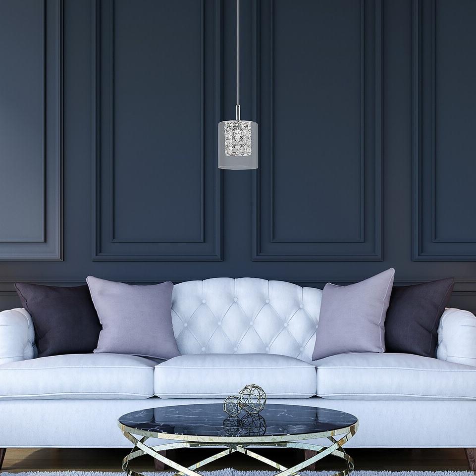 DUCHESS, INDOOR PENDANT LAMP, G9 1X MAX 40W,D12XH120CM, CHRO
