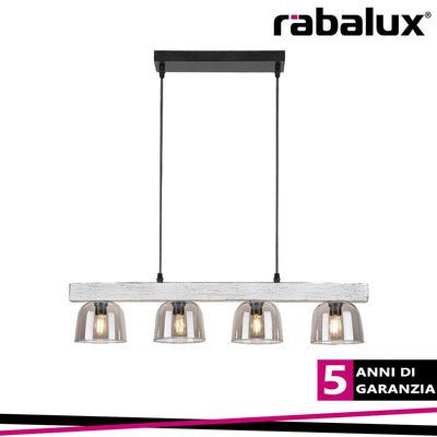 CARDAMOM, INDOOR PENDANT LAMP, E14 4X MAX 40W, MATT BLACK, W