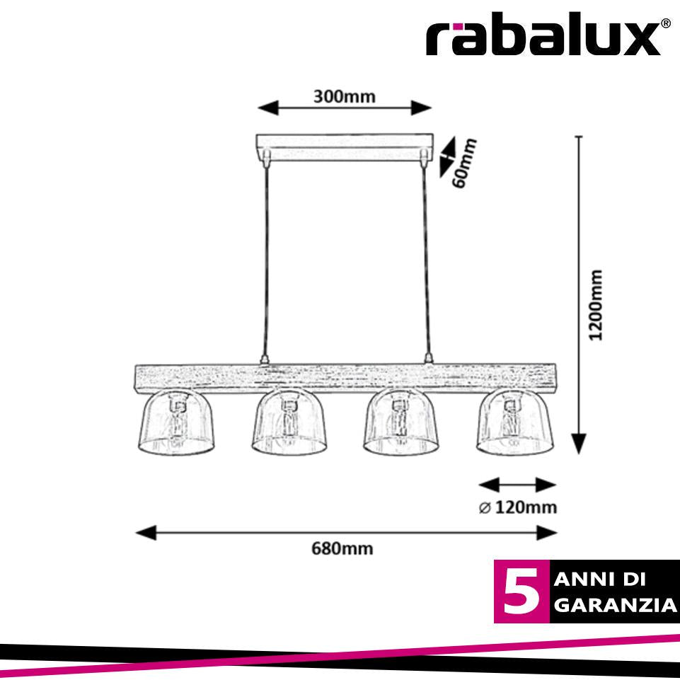 CARDAMOM, INDOOR PENDANT LAMP, E14 4X MAX 40W, MATT BLACK, W