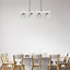 CARDAMOM, INDOOR PENDANT LAMP, E14 4X MAX 40W, MATT BLACK, W