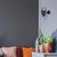 DIMITRI, INDOOR  WALL LAMP, METAL, E27 1X MAX 40W, BLACK, IP