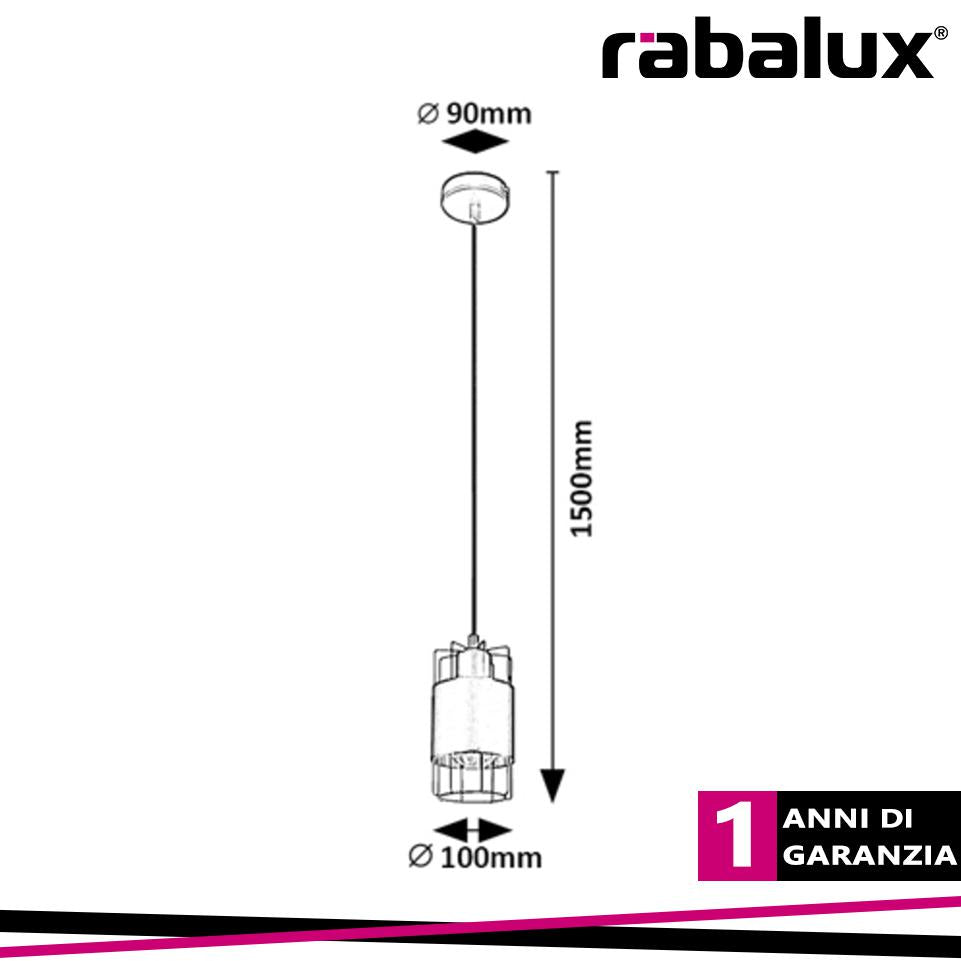 DIMITRI, INDOOR  PENDANT LAMP,METAL, E27 1X MAX 40W, D10XH15