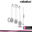 GRENDEL, INDOOR METAL PENDANT LAMP, E27 3X MAX 60W, BEECH WO