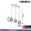 GRENDEL, INDOOR METAL PENDANT LAMP, E27 3X MAX 60W, BEECH WO