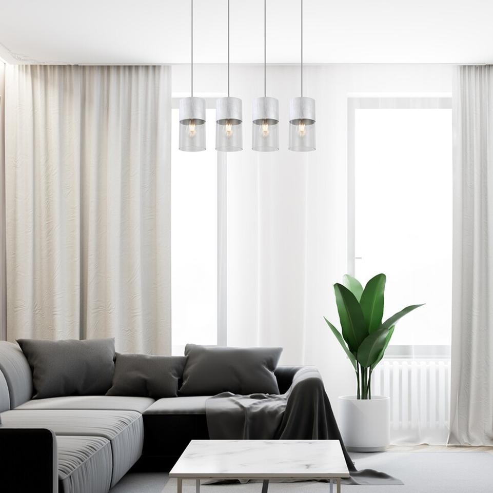 ZELKOVA, INDOOR PENDANT LAMP, E27 4X MAX 40W, D12XH120CM, BR
