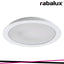 SHAUN, RECESSED PLASTIC LED PANEL CEILING LAMP, WHITE, BUILT