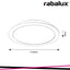 SHAUN, RECESSED PLASTIC LED PANEL CEILING LAMP, WHITE, BUILT