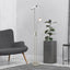 OPHUS, HIGH VOLTAGE LED FLOOR  LAMP,SATIN NICKEL, BUILT-IN L