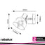 TARIEN, INDOOR WALL LAMP, E14 1X MAX 40W, CHROME,GRADIENT  T