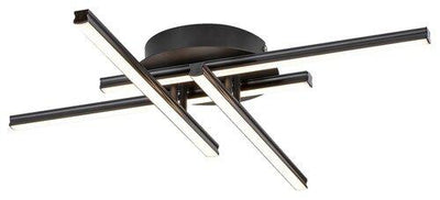 SVETLANA, CEILING LAMP, MATTE BLACK, WHITE,  BUILT-IN LED 28